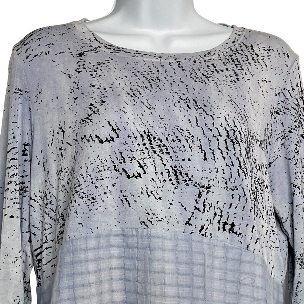 Art of Cloth Ombré 3/4 Sleeve Top Sz M - Picture 5 of 8